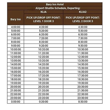 Bary Inn, Klia & Klia2 - 24 Hours Free Airport Pick-Up Sepang Exteriör bild